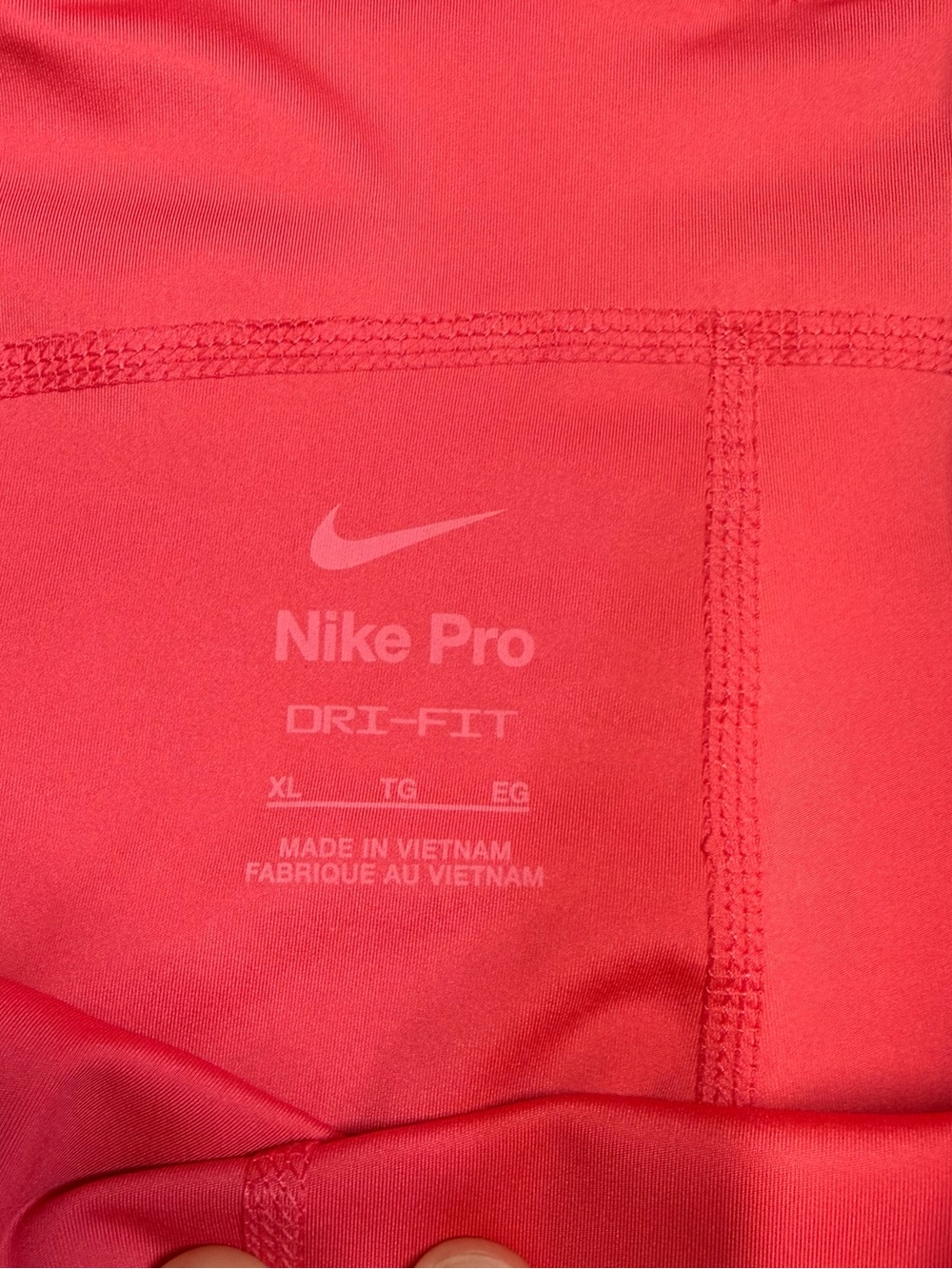 Nike Pro Sculpt Dri Fit High Rise 7/8 Hot Pink Leggings NWT XL - Picture 2 of 7